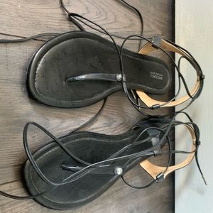 Michael Kors tie up sandals